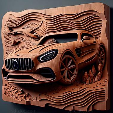 3D model Mercedes AMG GT (STL)